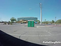 Porta Gloryhole Sucking dick in public 4 1st time